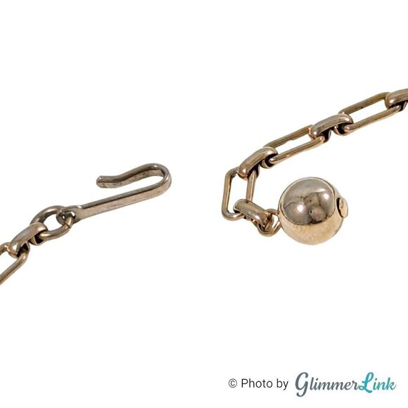 Vintage Brown & Cream Lucite Thermoset Teardrop Gold Tone Choker Necklace - Picture 8 of 9